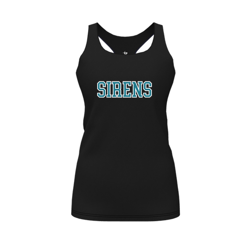 [FT0TRBBK-FYS-LOGO1] Decker Racerback Tank Top (Female Youth S, Black, Logo 1)