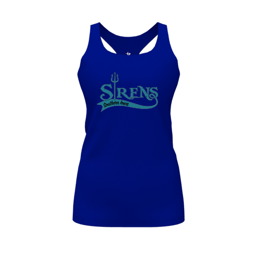 [FT0TRBRY-FYS-LOGO2] Decker Racerback Tank Top (Female Youth S, Royal, Logo 2)