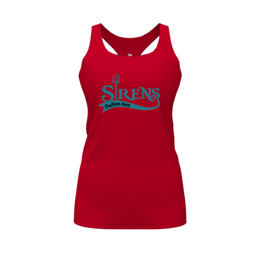 [FT0TRBRD-FYS-LOGO2] Decker Racerback Tank Top (Female Youth S, Red, Logo 2)