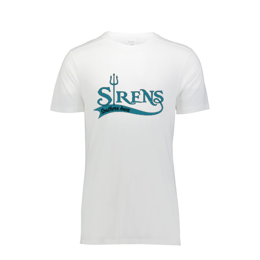 [FTSCUBWH-AS-LOGO2] Decker Men's Tri-Blend T-Shirt - Short Sleeve (Adult S, White, Logo 2)