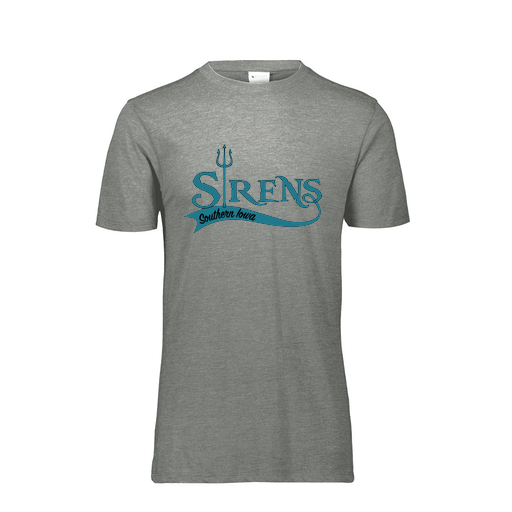 [FTSCUBGY-AS-LOGO2] Decker Men's Tri-Blend T-Shirt - Short Sleeve (Adult S, Gray, Logo 2)