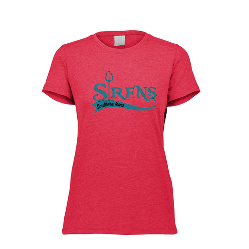 [FTSCUBRD-FAXS-LOGO2] Decker Women's Tri-Blend T-Shirt - Short Sleeve (Female Adult XS, Red, Logo 2)