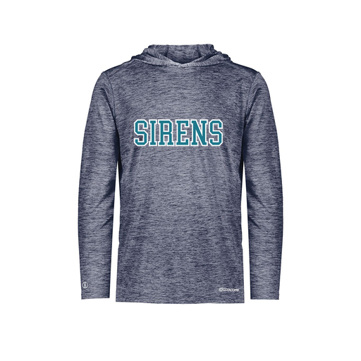 [FOLHCGNV-AS-LOGO1] Decker Men's Charge Hoodie (Adult S, Navy, Logo 1)