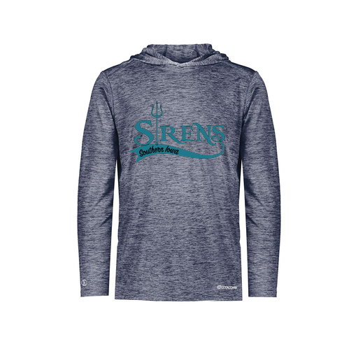 [FOLHCGNV-AS-LOGO2] Decker Men's Charge Hoodie (Adult S, Navy, Logo 2)